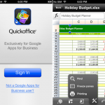 Google offre gratuitamente “Quickoffice Pro per iPhone” ai clienti “Apps for Business”