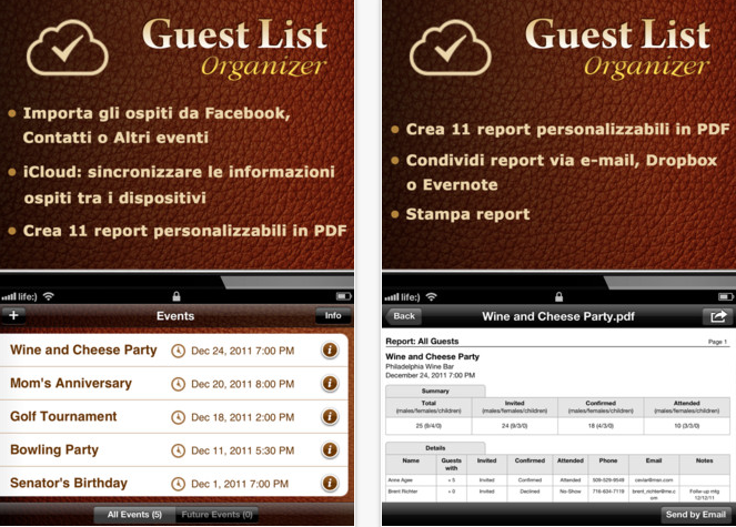 Guest List Organizer: organizza le entrate agli eventi grazie all’iPhone