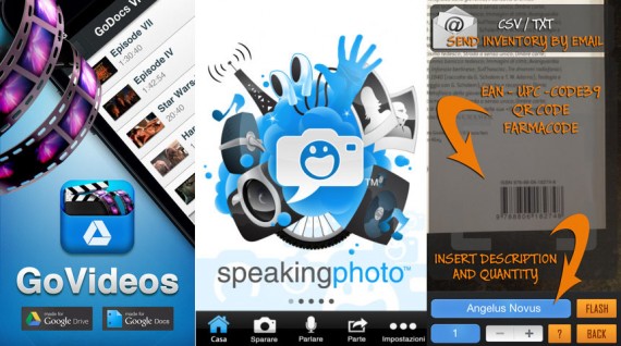 iPhoneItalia Quick Review: GoDocs Videos, SpeakingPhoto e Barcode-x