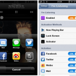 I’m Listening, quick-sharing della musica in ascolto per Facebook, Twitter e non solo – Cydia