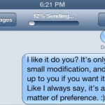 Visualizza la percentuale di invio degli SMS/iMessage con Message Send Percent – Cydia
