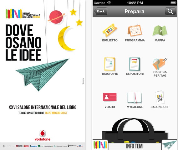 Arriva l’app ufficiale del Salone Internazionale del Libro di Torino