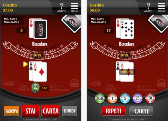 Blackjack Casino Planet iPhone pic0