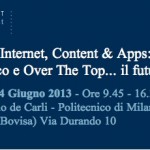 Il Politecnico di Milano presenta i risultati del nuovo “Osservatorio Mobile Internet, Content & Apps” dedicato alle applicazioni mobile
