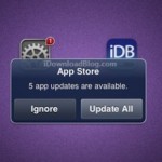 Su iOS compare un messaggio per aggiornare automaticamente le app