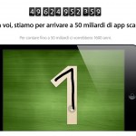 Apple aggiorna la sua home page: sta per arrivare il 50 miliardesimo download su App Store