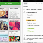 Evernote per iOS si aggiorna con i Promemoria