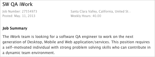 Apple al lavoro su una nuova versione di iWork per iOS?