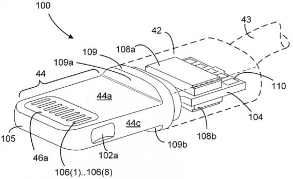 Apple ottiene 3 nuovi brevetti sul connettore Lightning