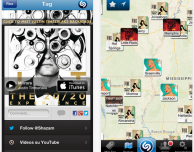Shazam: arriva il riconoscimento automatico e l’integrazione con WhatsApp e Pinterest