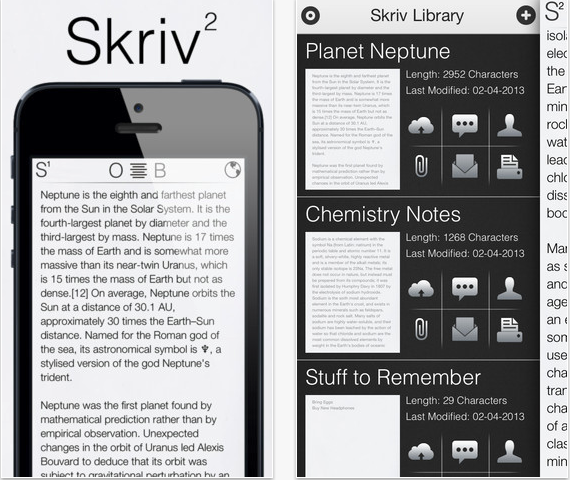 Skriv, un elegante editor di testo con un browser integrato