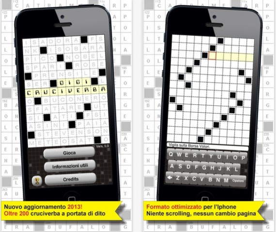 Giochi Cruciverba e parole crociate per iPhone e Android 