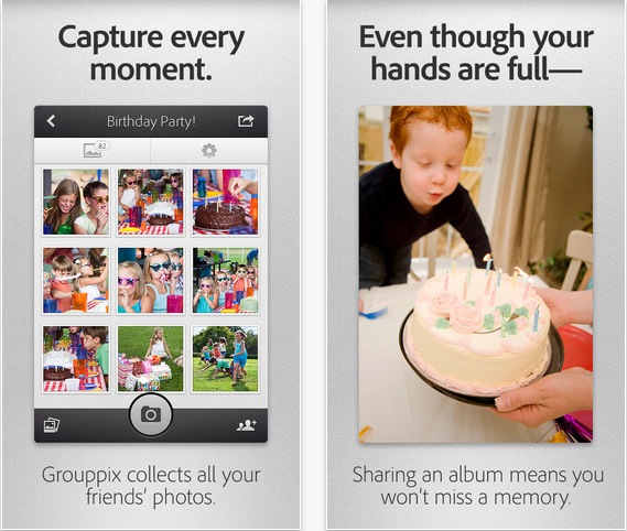 Adobe Grouppix: condividere gli album fotografici con i propri amici