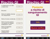 Calcolatore del Rischio Gastrointestinale disponibile su App Store
