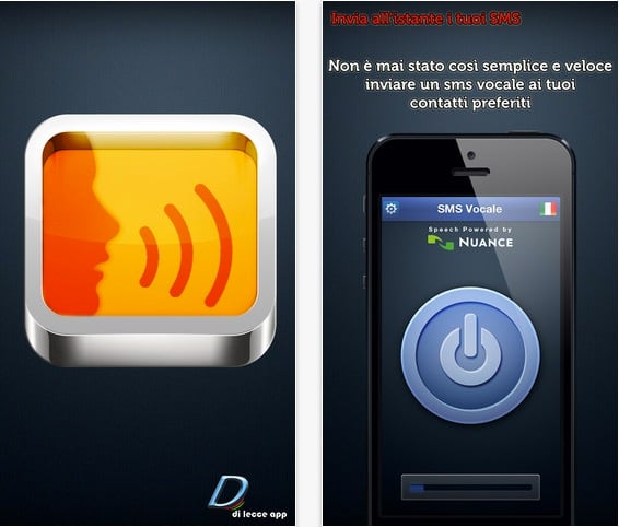 Dettatura Vocale SMS con Destinario Vocale iPhone pic0