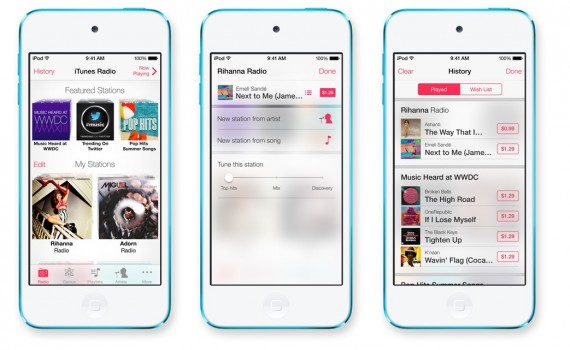 Lo streaming musicale di Apple con iTunes Radio: ecco due video!