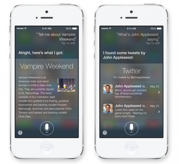 iOS 7 rinnova Siri e le sue funzioni!