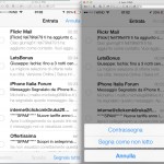 Mail in iOS 7: nuova grafica e tasto per selezionare tutti i messaggi!