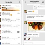 Google aggiorna l’app Hangouts