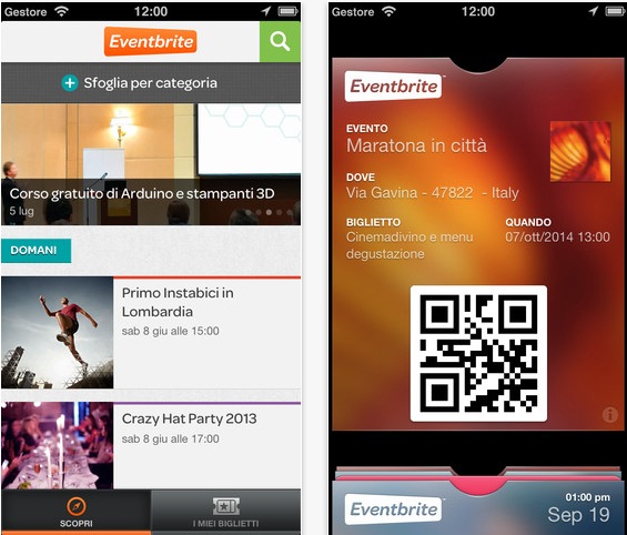 Eventbrite, l’app per scoprire e condividere gli eventi