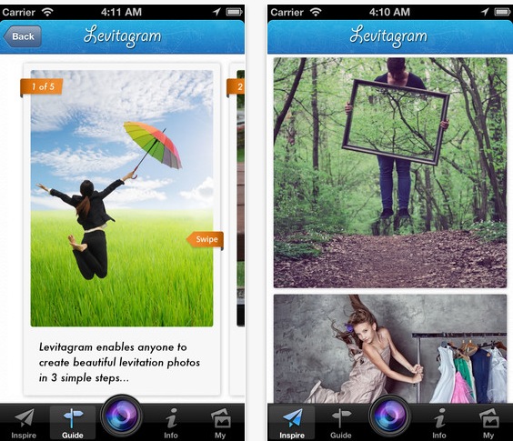Levitagram, l’app “magica” che ti fa volare nelle foto