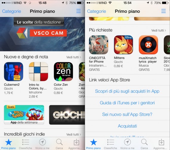 app store ios 7