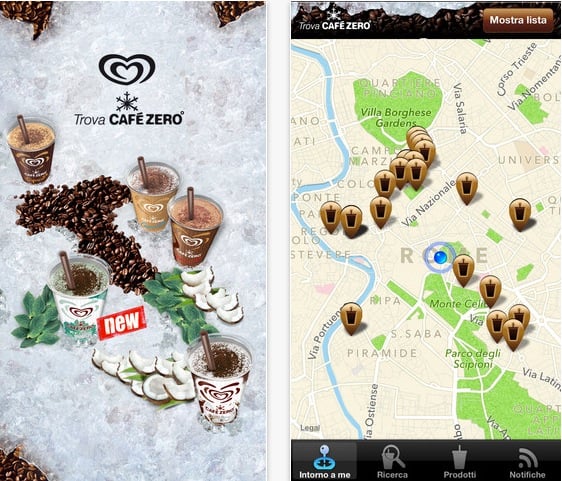 Trova Cafè Zero: l’app ufficiale per trovare i drink Algida
