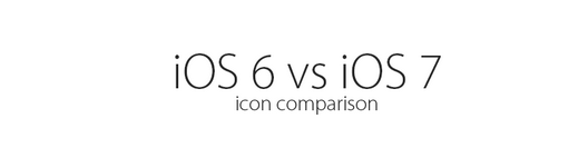 iOS 6 vs iOS 7: ecco le icone a confronto