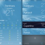 Meteo in iOS 7, lo stato dell’arte