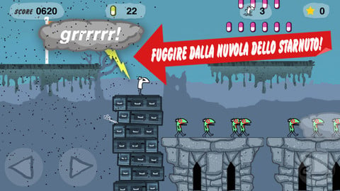 Sneezeman:Escape From Planet Sneeze, un platform game disegnato a mano