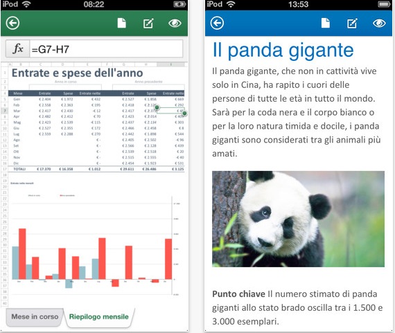 Office Mobile arriva anche su App Store Italia