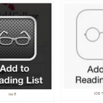 Gli occhiali sulla nuova icona di Reading List sono quelli di Steve Jobs?