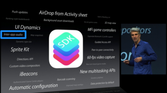 Con Inter-App Audio di iOS 7 gli sviluppatori potranno far interagire le app musicali