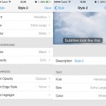 iOS 7: arriva la possibilità di personalizzare liberamente i sottotitoli