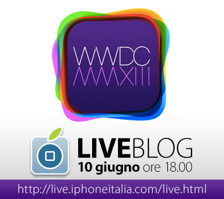WWDC 2013: oggi alle 18.00, scopri iOS 7 e OS X 10.9 in DIRETTA su iPhoneItalia!