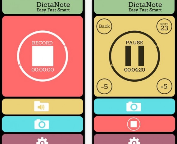 DictaNote, una nuova app per registrare note audio con l’iPhone