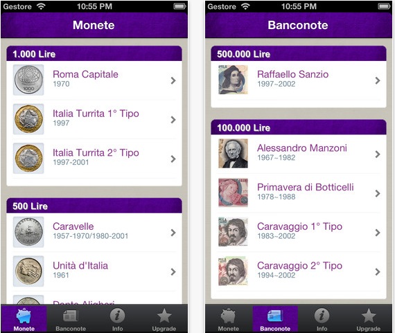 Lira Repubblica: in offerta gratuita l’app per scoprire la storia delle vecchie Lire