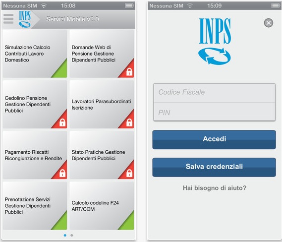 Inps aggiorna la sua applicazione “Servizi Mobile”