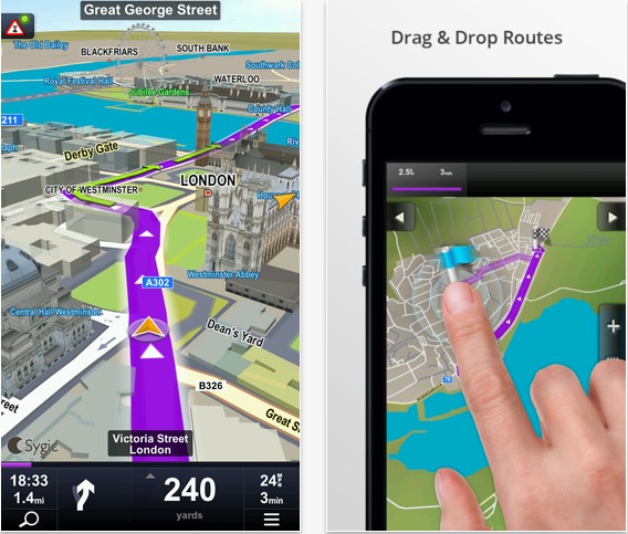 Navigazione GPS Sygic: Tutti i paesi iPhone pic0