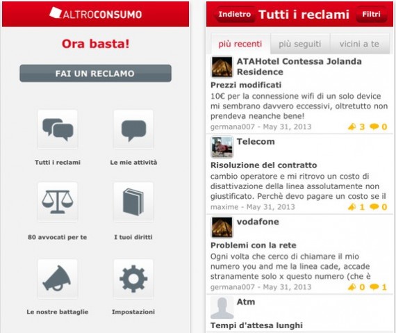 “Ora basta”, l’app ufficiale di Altroconsumo a favore del consumatore