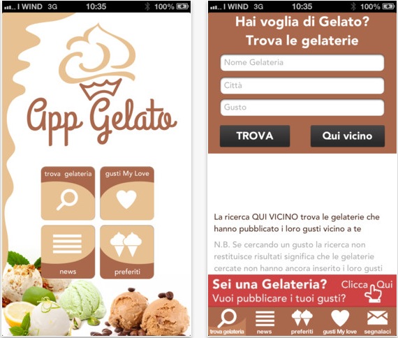 AppGelato, la prima app dedicata ai clienti delle gelaterie italiane