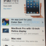 In arrivo un aggiornamento per l’app “Apple Store” per iPhone nei punti vendita con offerte su iTunes Store, iBookstore ed altri servizi dell’azienda