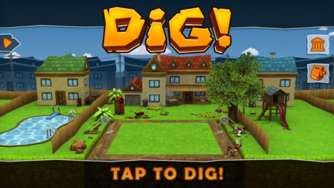 Dig!: scava insieme a Douglas per scoprire numerosi tesori nascosti