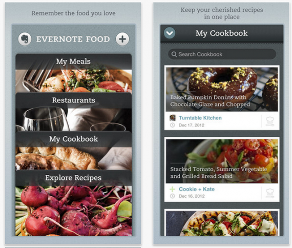 Evernote Food si aggiorna con i filtri per le immagini ed altre novità