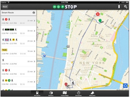Apple acquisisce HopStop, servizio di navigazione per i trasporti pubblici