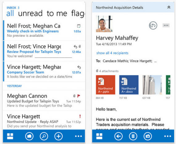 Microsoft trasforma la web app di Outlook in un’app nativa per iOS