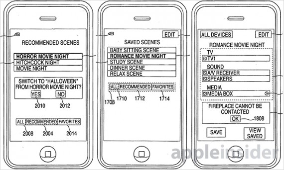 Un brevetto Apple per usare l’iPhone come telecomando universale