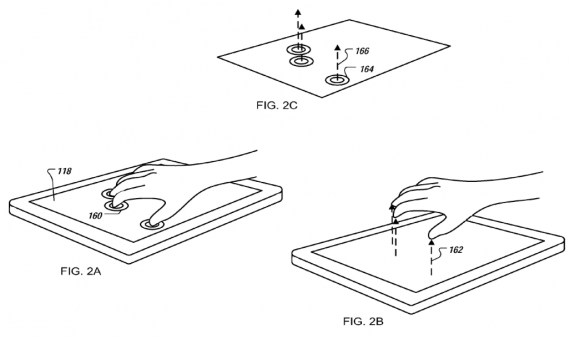 Apple brevetta un’interfaccia per gestures 3D su dispositivi touchscreen