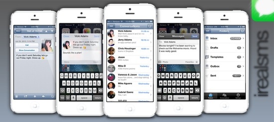 iRealSMS si aggiorna introducendo le risposte rapide in stile iOS 7 — Cydia