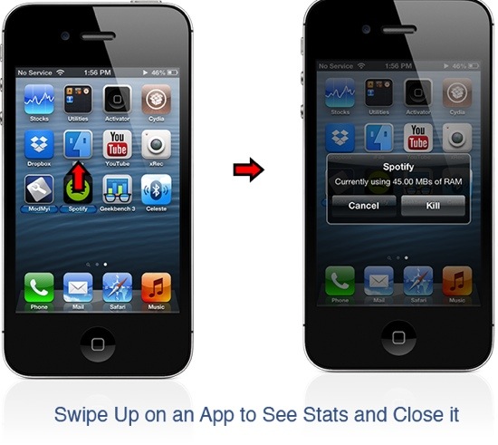 AppSwiper, il tweak che consente di gestire le applicazioni in esecuzione dalla schermata home — Cydia